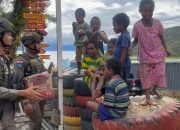 Satgas Ops Damai Cartenz Tebar Kepedulian dan Kebahagiaan di Paniai dan Intan Jaya