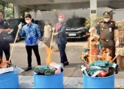 Pemusnahan Barang Bukti di Semarang Capai Puluhan Ribu Obat Ilegal dan Miras