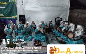 Group Rabana Nurul Jannah Berkolaborasi dengan Ustadz Miftahul Kamal Gelar Haflah Akhirussanah dan Do’a Arwah di Tlogosari Kulon