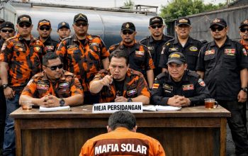 Pemuda Pancasila Demak Bersama GRIB Jaya Demak Bersatu Melawan Dugaan Mafia Solar di Kabupaten Demak