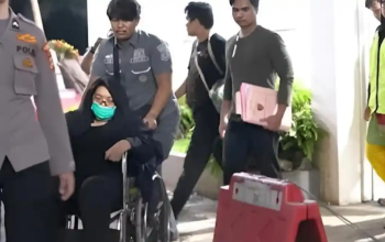 tersangka kasus penganiayaan terhadap asisten rumah tangga (ART) di Kecamatan Gunungputri, Kabupaten Bogor.