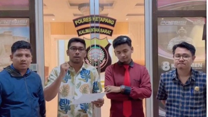 Perwakilan LBH KRI Ketapang melaporkan Yayasan Surya Gizi Lestari ke Polres Ketapang terkait kasus dugaan keracunan massal program Makanan Bergizi Gratis di Kabupaten Ketapang.