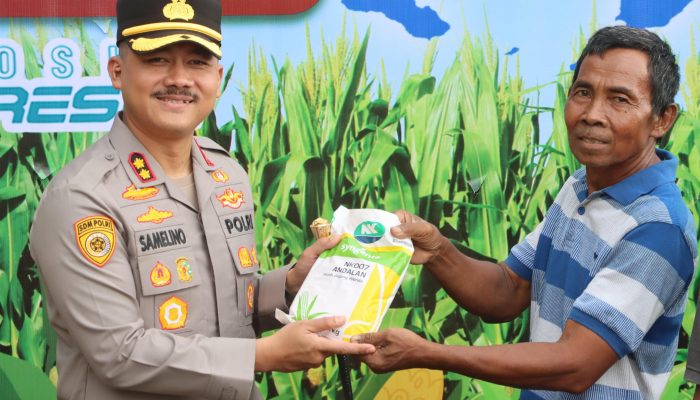 Tanam Jagung Serentak, Polres Demak Perkuat Sinergi Dukung Swasembada Pangan