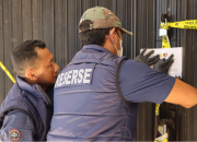 Tim penyidik Polda Jateng melakukan penggeledahan di Kantor Administrasi Koperasi Bahana Lintas Nusantara (BLN), Jalan Fatmawati No. 188, Blotongan, Sidorejo, Kota Salatiga.