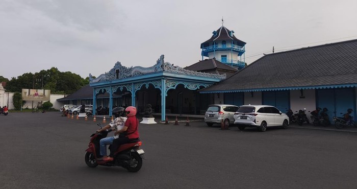 suasana keraton kasunan surakarta.