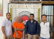 Tidak Berkutik! Bandar Sabu Dilipat Tim Polsek Raya Kahean Di Kebun Sawit, Sempat Melawan Dengan Gunting