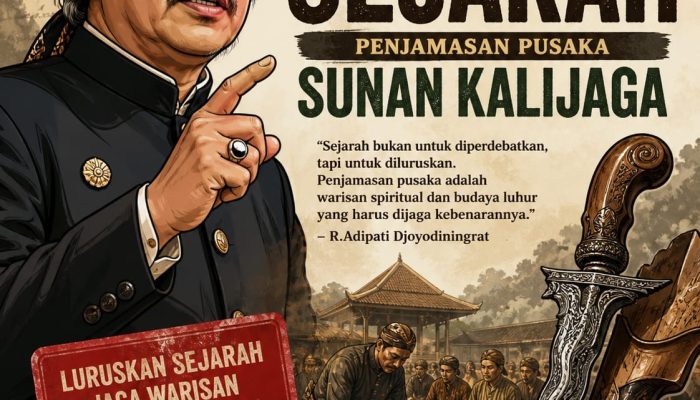  R. Adipati Djoyodiningrat Kadilangu Demak Luruskan Sejarah Penjamasan Pusaka Sunan Kalijaga