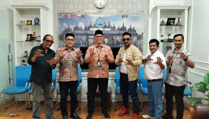 Ketua Sejumlah Lembaga dan Organisasi Olahraga Bela Diri, MF Hasan, Audensi Dengan Kepala BNN Jawa Tengah.