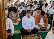 Kapolres Lhokseumawe Sholat Idul Adha Bersama Warga di Masjid Babuttaqwa