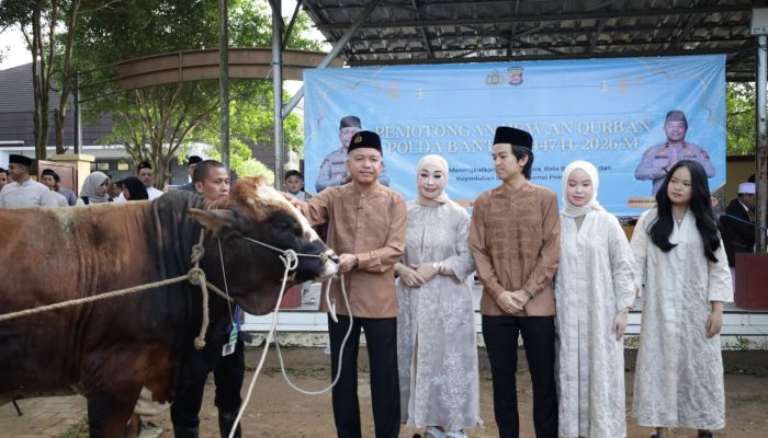 Momentum Idul Adha 1447 H. 144 Hewan Kurban Polda Banten Disalurkan untuk Masyarakat