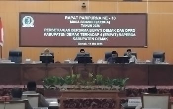 Demak Miliki Empat Raperda Hasil Persetujuan Bersama Bupati dan DPRD Kabupaten Demak