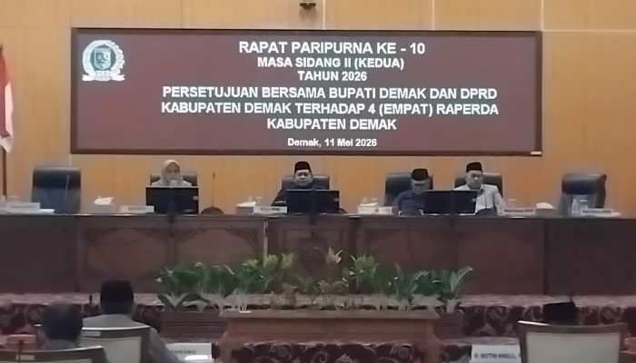 Demak Miliki Empat Raperda Hasil Persetujuan Bersama Bupati dan DPRD Kabupaten Demak